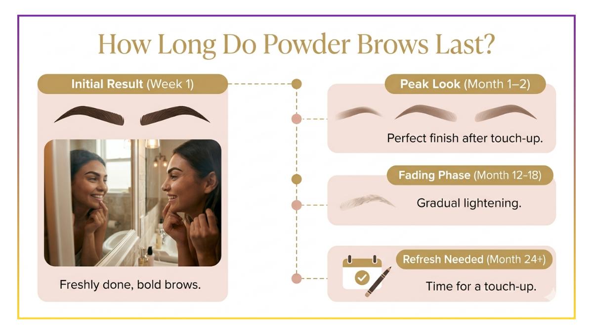 How Long Do Powder Brows Last? Everything You Need to Know
