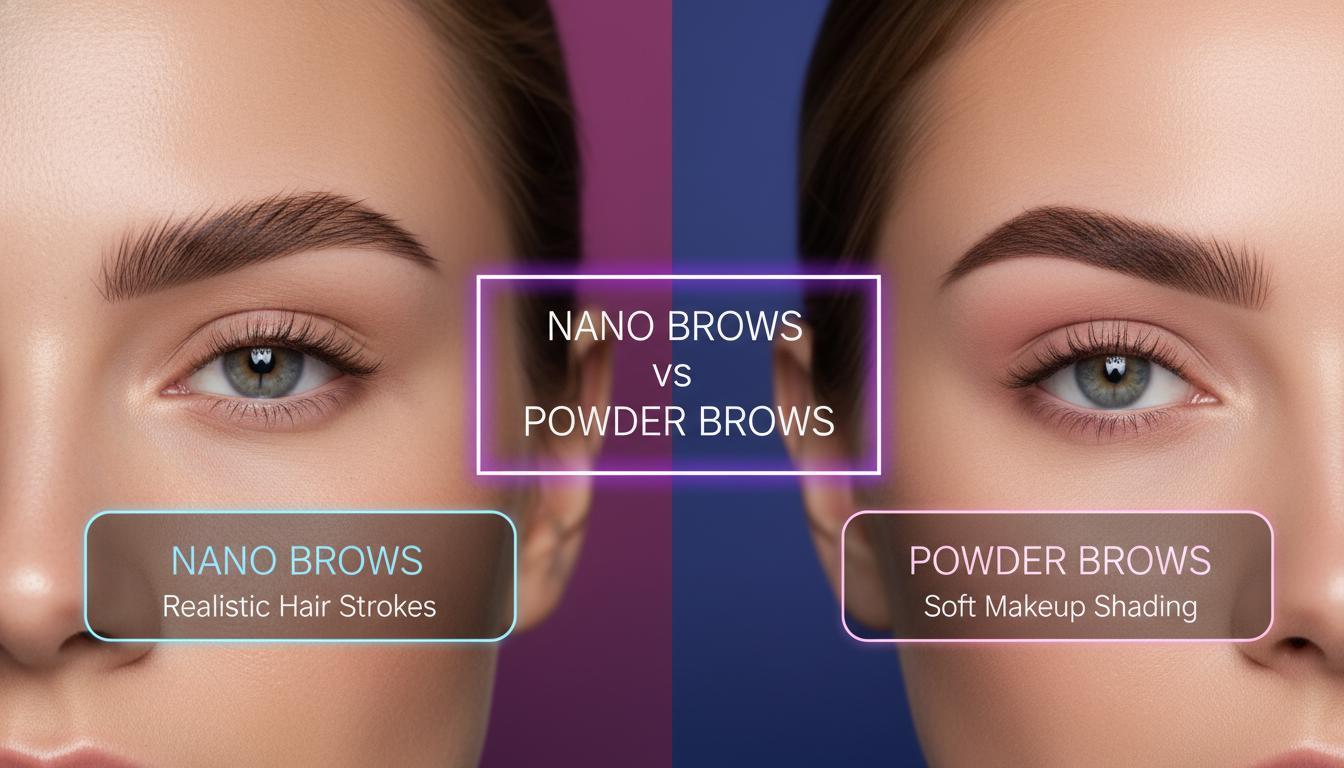 Nano Brows vs Powder Brows: What