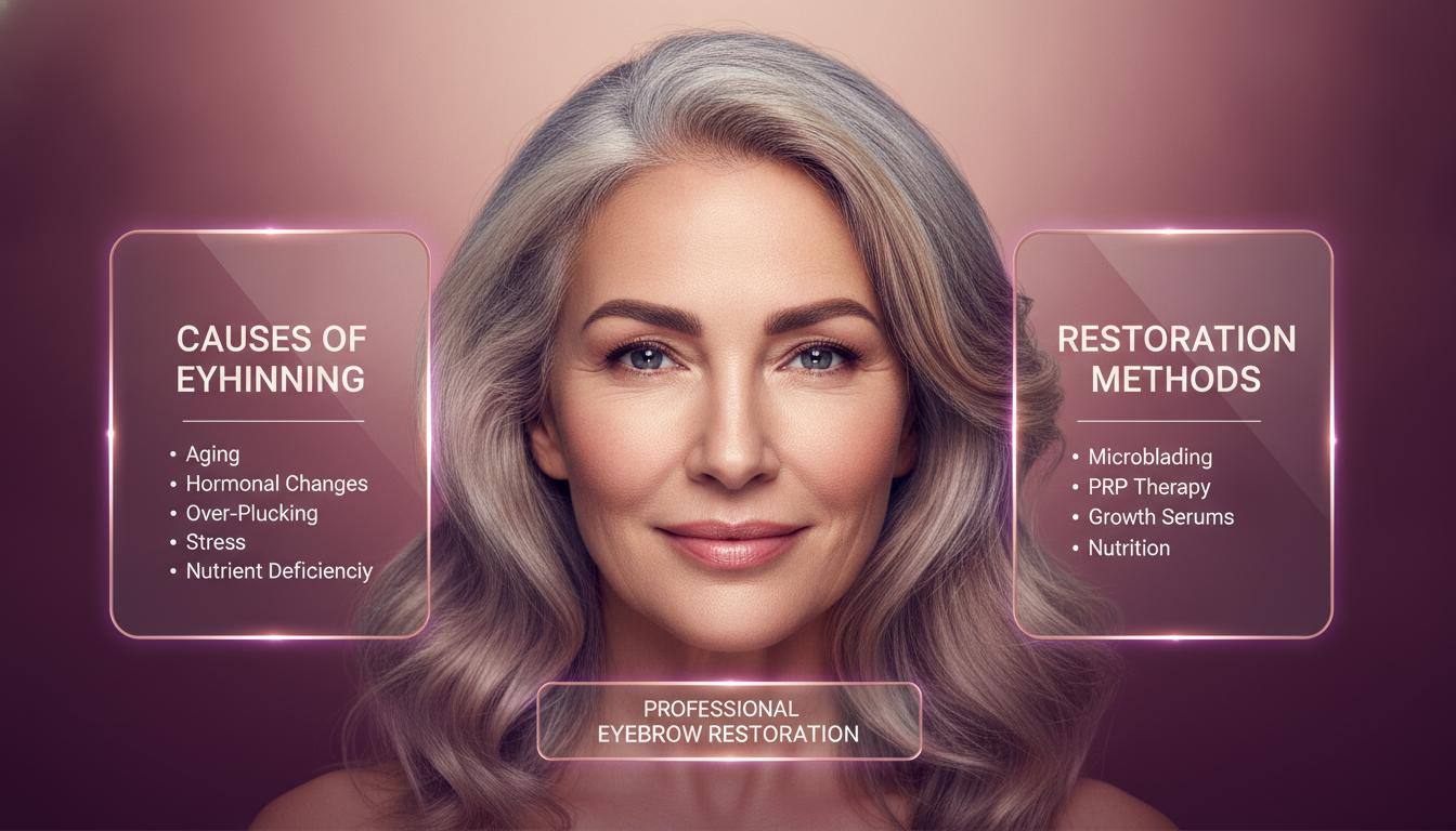 Aging Eyebrows: Causes, Fixes, and What Actually Works