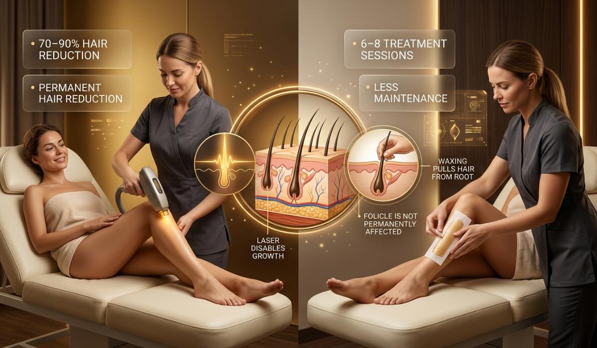 Laser Hair Removal vs. Waxing: Long-Term Comparison